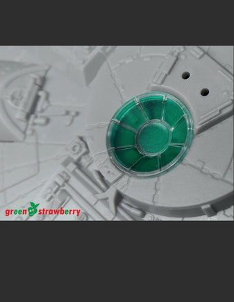 Green Strawberry Millennium Falcon Paint Mask - Fine Molds / Revell AM015