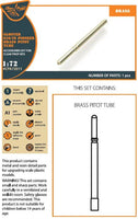 1/72 Clear Prop Gloster E28/39 Pioneer Brass Pitot Tube for CP Kits CP72001/CP72007 A72011