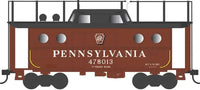 HO Bowser N5c Caboose PRR Shadow Keystone Pitt Region w/Trainphone Road #478016 - 43401 - MPM Hobbies