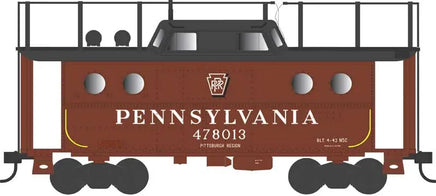 HO Bowser N5c Caboose PRR Shadow Keystone Pitt Region w/Trainphone Road #478016 - 43401 - MPM Hobbies