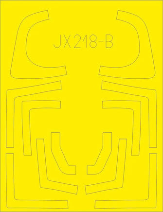 1/32 Eduard Paint Mask for TRUMPETER MiG-29UB TFace JX218