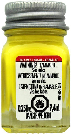 Testors 1/4 oz Bottle Sunflower Flat Enamel 1191