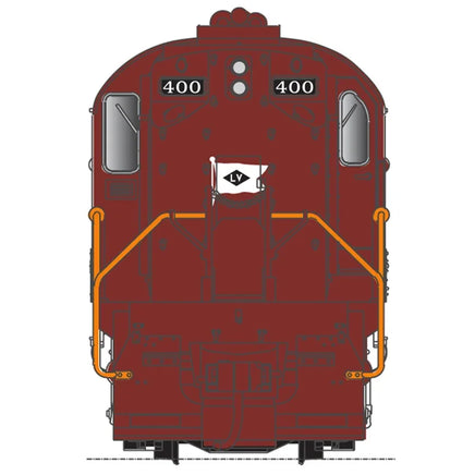 HO Atlas Trainman RS-36 Gold Lehigh Valley #400 - 10004380 - MPM Hobbies