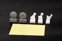 1/48 Eduard F4F-4 w/ early wheels LooKplus Brassin for ACADEMY kit 644303