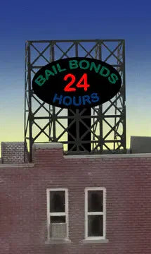 N/Z Miller Engineering Billboard Bail Bonds 338880 - MPM Hobbies