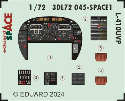 1/72 Eduard L-410UVP Space for EDUARD 3DL72045