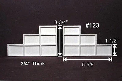 HO Monroe Wing Wall Outside Brace Wood 2/pkg #123