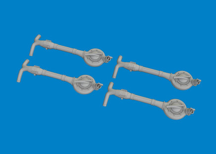 1/48 Eduard B-24D turbochargers PRINT Brassin 6481112