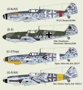 1/72 Lifelike Decals Me 109 p-4 72-020