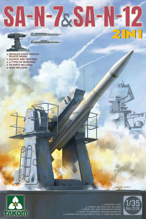 1/35 Takom SA-N-7 & SA-N-12 Plastic Model 2136