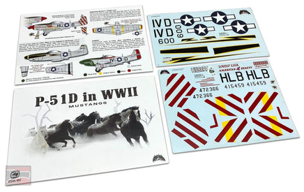1/32 Zotz Decals P-51D Mustangs in WWII Part 1 32037