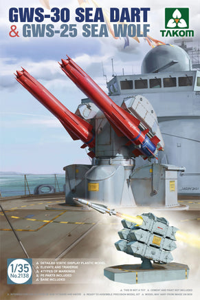 1/35 Takom GWS-30 Sea Dart & GWS-25 Sea Wolf 2138