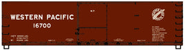 HO Accurail Western Pacific 40' Double Sheath Wood Boxcar - 81782