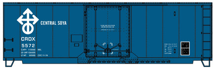 HO Accurail 40' Insulated Plug Door Steel Boxcar - Central Soya 3141