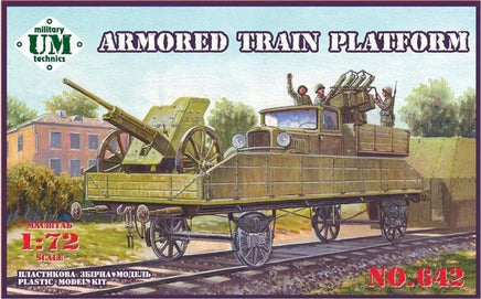 1/72 Uni Model Armored Train Platform MT-642