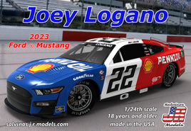1/24 Salvino Team Penske, Joey Logano, 2023 Ford Mustang "Throwback" 31251