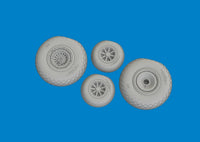 1/72 Eduard B-24H wheels Brassin for AIRFIX 672380