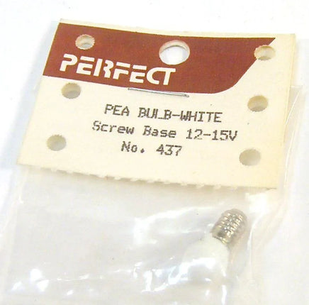 White pea bulb with packaging labeled 'Perfect' on a white background