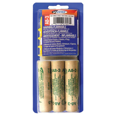 Estes A8-3 Engine Flight Pack 7957