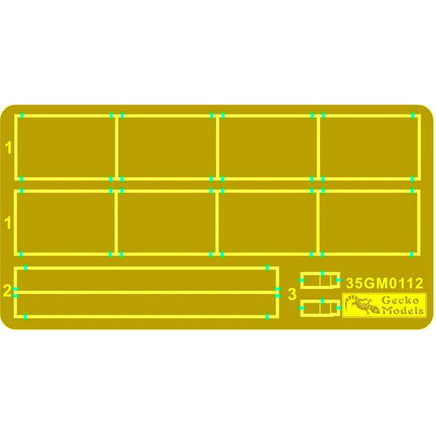 1/35 Gecko Models US Military 8' Storage Container Set (Vietnam War Era) 35GM0112