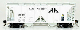 HO Bowser H34 Covered Hopper Ann Arbor Road #3825 - 43245