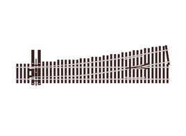 HO Peco SL-U8362 Turnout 6th Radius Left Hand 34064