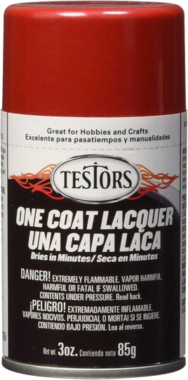Testors Lacquer Paint 3oz. Revving Red 1837 - MPM Hobbies