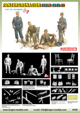 1/35 Dragon Model Panzergrenadier Italy 1943-45 Figures 6348