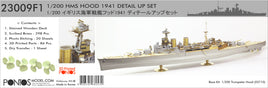 1/200 Pontos Model HMS Hood 1941 Detail Up Set 23009F1