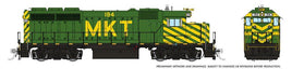 HO Rapido EMD GP40 Mother (DC/Silent): MKT - Green & Yellow: #227 40018