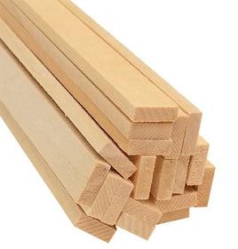 Bud Nosen Basswood Stick 1/8" x 3/8" x 24" (20/pkg) 3257