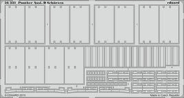 1/35 Eduard Panther Ausf. D Schurzen 36331