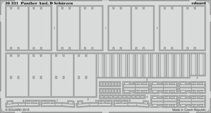 1/35 Eduard Panther Ausf. D Schurzen 36331