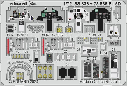 1/72 Eduard F-15D Zoom set for FINE MOLDS SS836