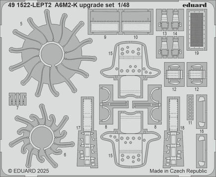 1/48 Eduard A6M2-K upgrade set Photo etched set for EDUARD kit 491522