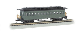 HO Bachmann Coach (1860-1880 Era) - Painted Unlettered Green 13405