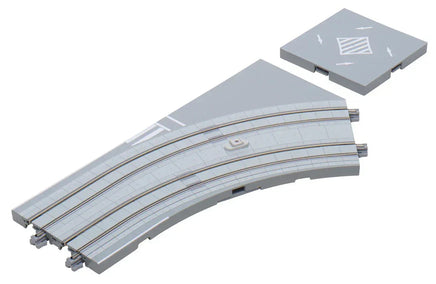 N Kato Right 45° R180 Unitram Street Curved Track 40-104