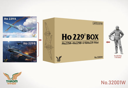 1/32 Takom Wings Horten Ho 229 Flying Wing Big Box 32001W
