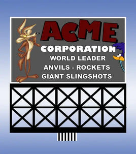 O/HO Miller Engineering Large ACME Corporation Sign 88-3751 - MPM Hobbies