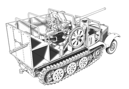 1/72 ACE Model 7.62cm Fk.36 (R) auf mZgKw 5T 72574