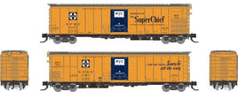 N Rapido Santa Fe RR-56 Mechanical Reefer: SFRP Mixed Slogan: 4-Pack 561011