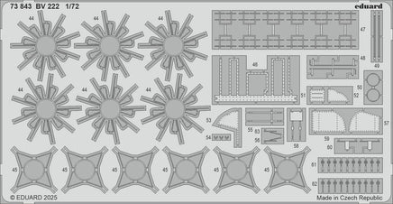 1/72 Eduard BV 222 Photo etched set for REVELL kit 73843