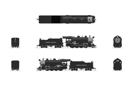 HO Broadway Ltd 2-8-0 Consolidation UP 604 (OSL) Paragon4 Sound/DC/DCC Smoke 8740