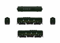 HO Broadway Ltd EMD F3 A/B PRR 9510A/9510B DGLE Single Stripe A-Unit No-Sound / DCC-Ready Unpowered B 9673