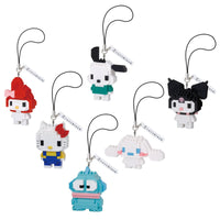 Nanoblock Hello Kitty and Friends Blind Box Key Chain (12 pcs) 23621