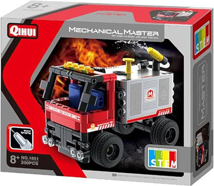 Mechanical Master Tech Brick Mini Fire Truck (200 pcs) 1801
