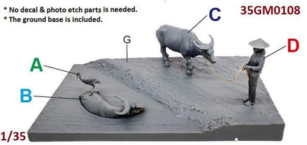 1/35 Gecko Models Vietnam Buffalo Set 35GM0108