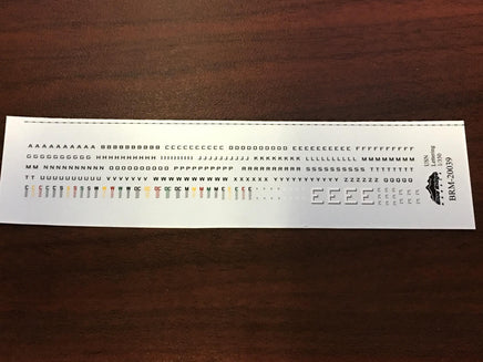 1/350 Blue Ridge Models USN Letters & Command Excellence Awards Decals 20039