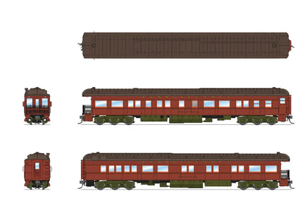 HO Broadway Ltd PRR Heavyweight 5-Car Passenger Set 1930's Era "Pennsylvania" 8964 - MPM Hobbies