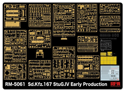 1/35 Ryefield Models Sd.Kfz. 167 Stug.IV Early Production w/Full Interior 5061